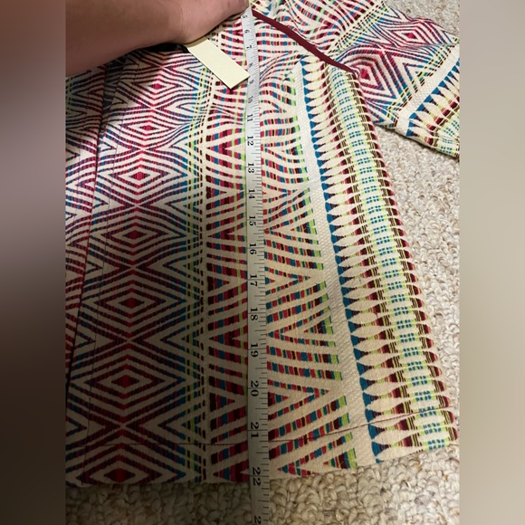 Kut from the Kloth colorful woven cropped open front jacket - Picture 14 of 14